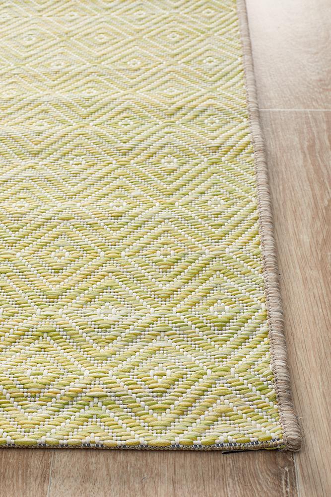 Rug Culture Terrace 5500 Green Runner Rug