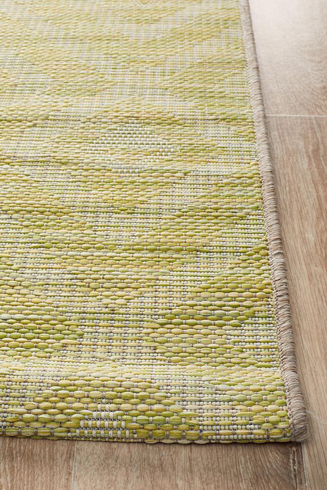 Rug Culture Terrace 5504 Green Runner Rug