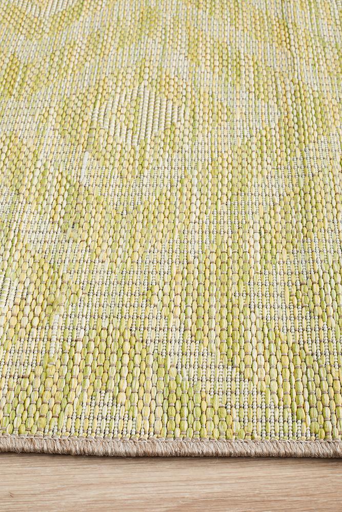 Rug Culture Terrace 5504 Green Runner Rug