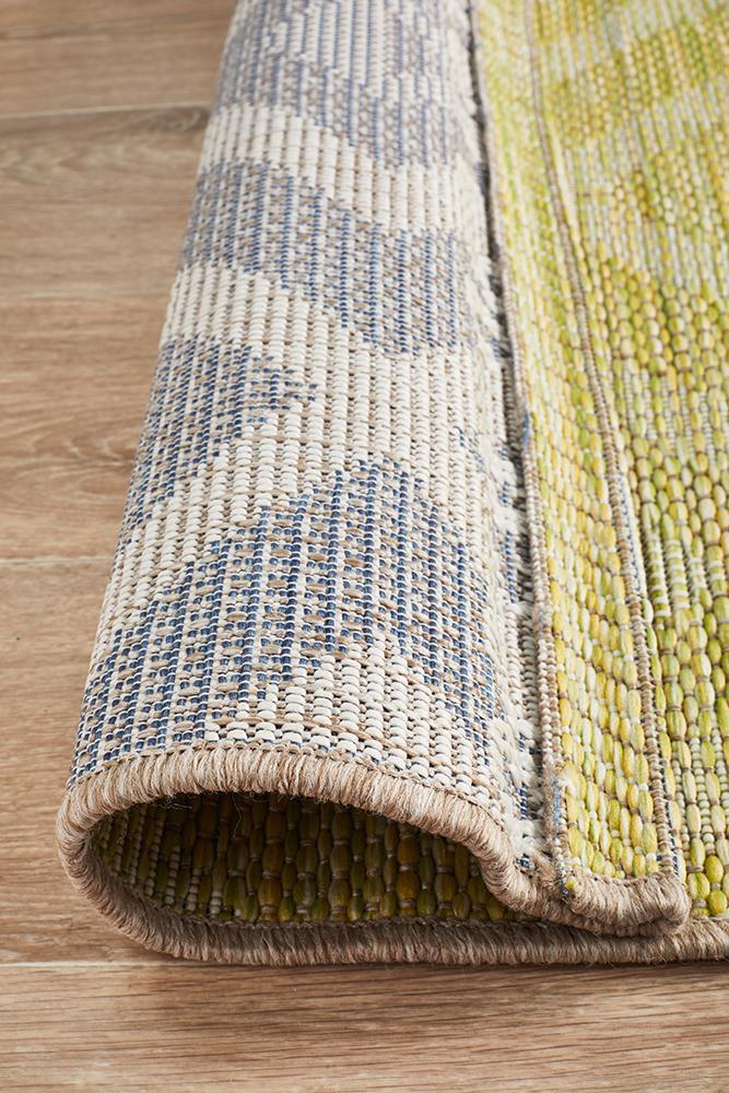 Rug Culture Terrace 5504 Green Runner Rug