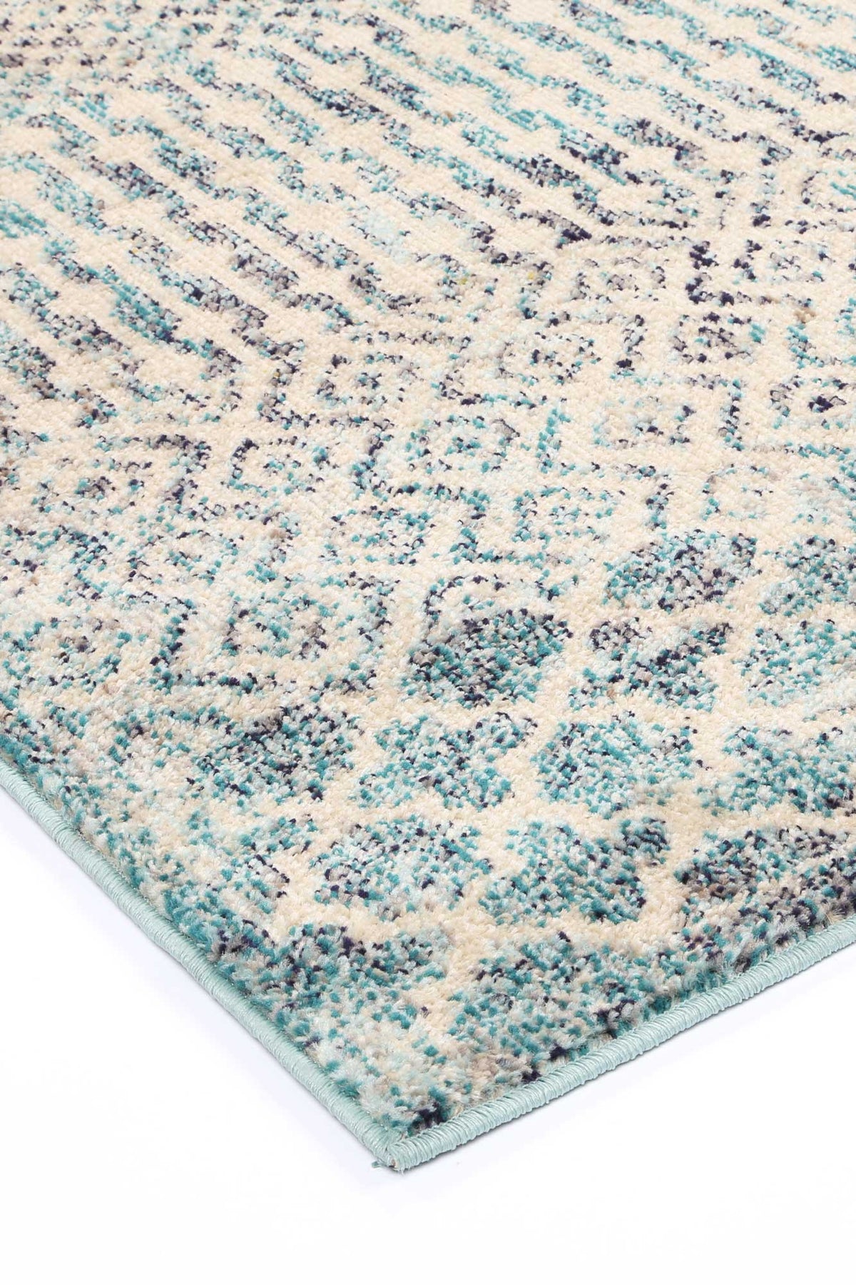 Tulin Incan Blue Tribal Rug