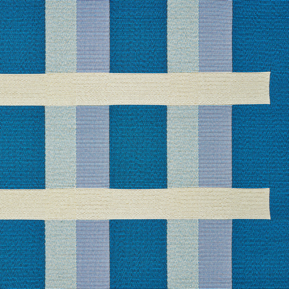 Vista Lattice Blue Runner Rug
