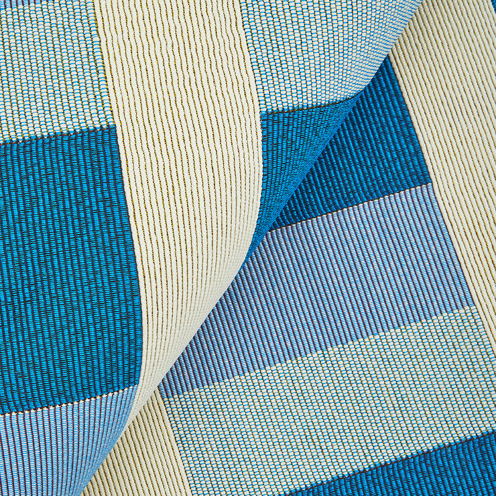 Vista Lattice Blue Runner Rug