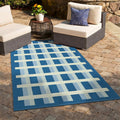 Vista Lattice Blue Rug