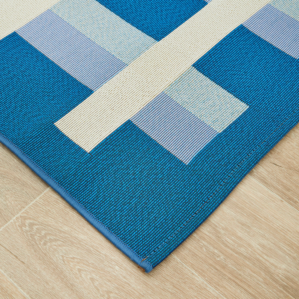 Vista Lattice Blue Rug