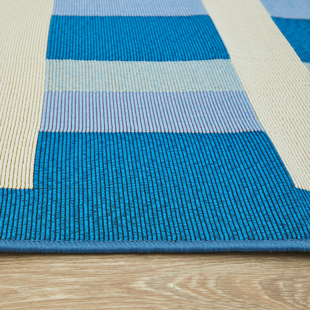 Vista Lattice Blue Rug