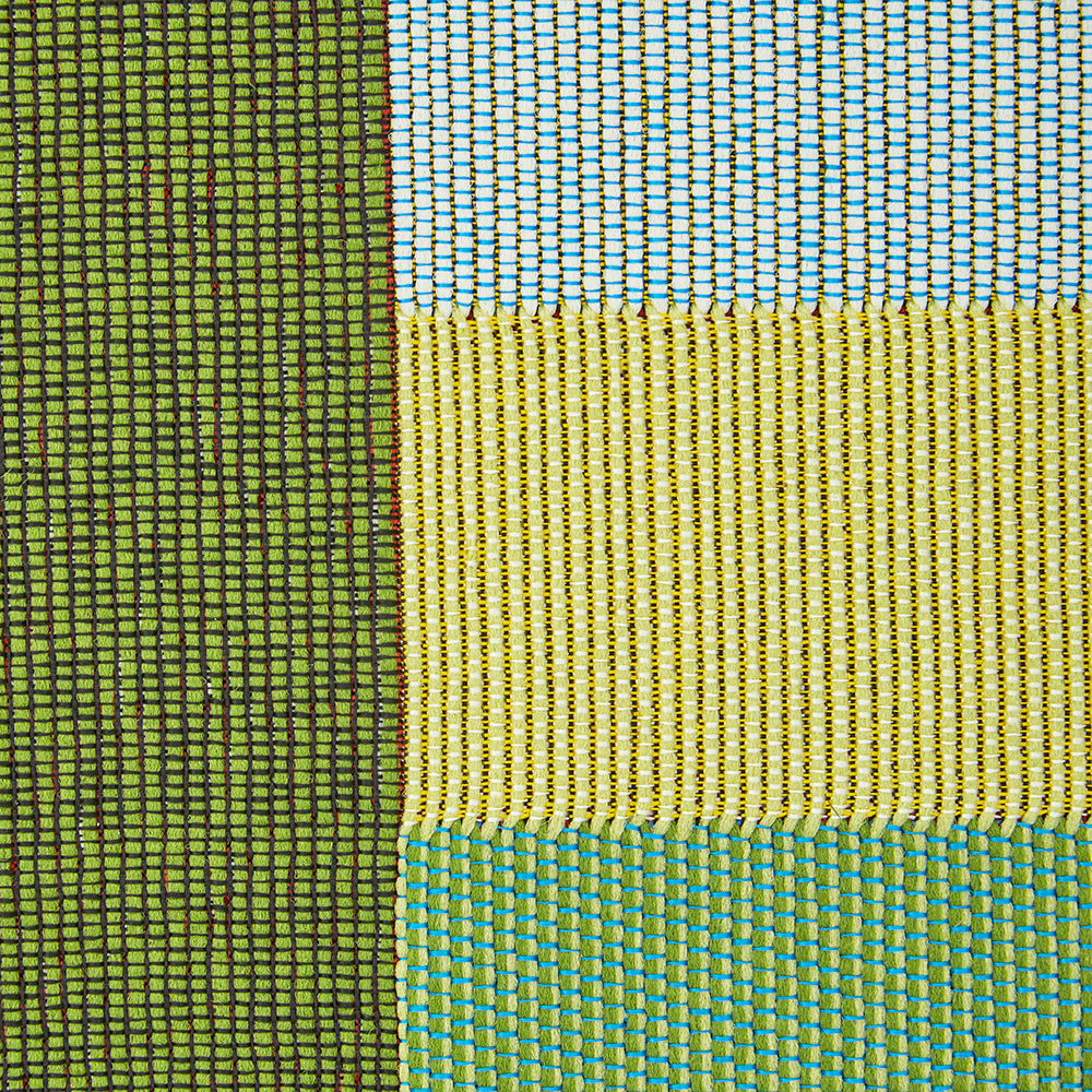 Vista Lattice Green Runner Rug