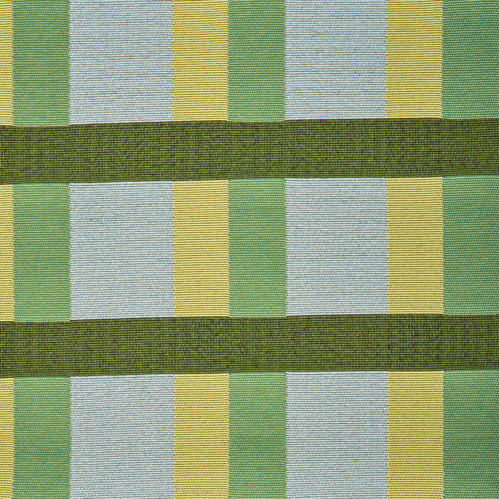 Vista Lattice Green Runner Rug