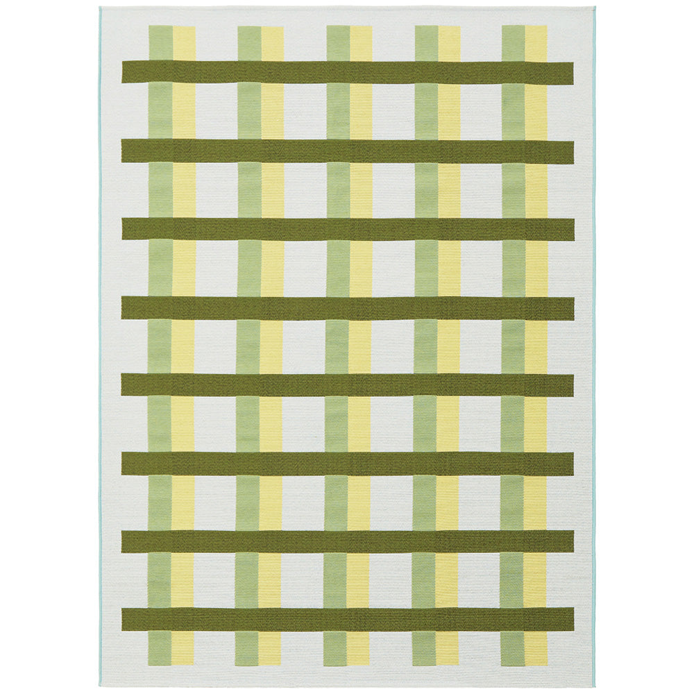 Vista Lattice Green Rug