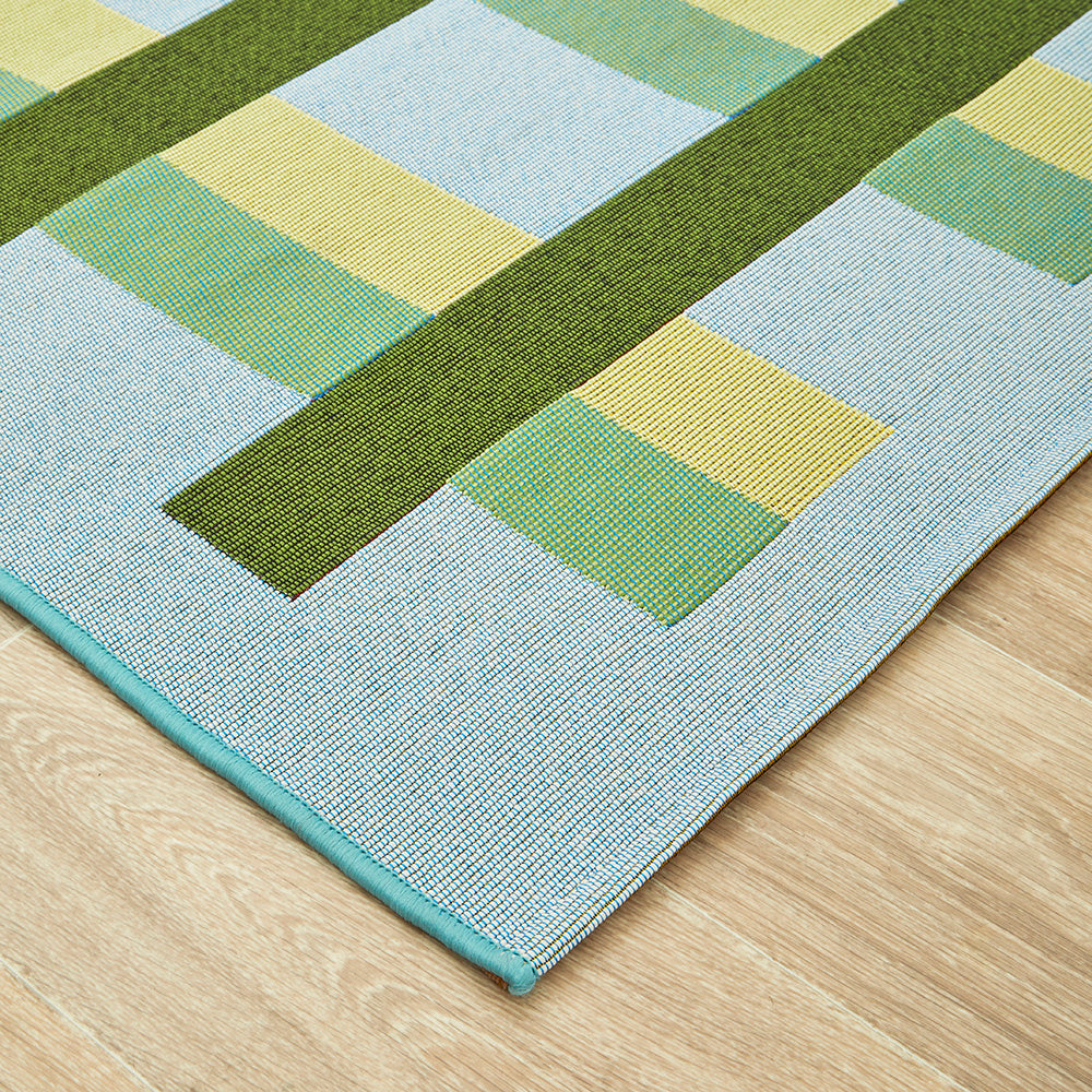 Vista Lattice Green Rug