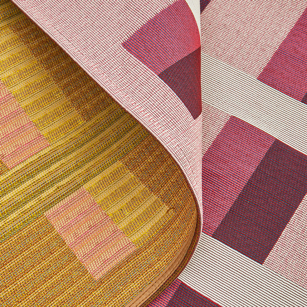 Vista Lattice Pink Runner Rug