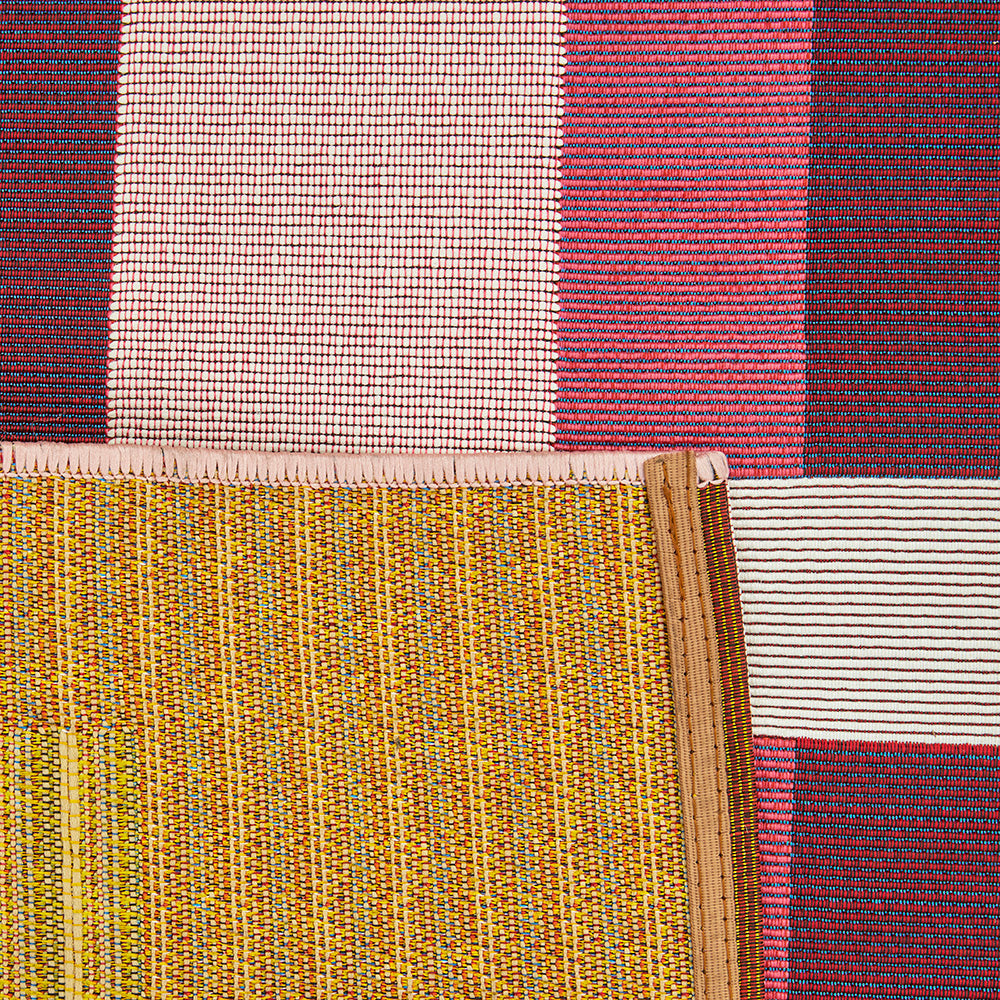 Vista Lattice Pink Runner Rug