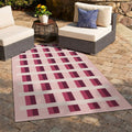 Vista Lattice Pink Rug