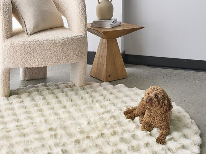 Natural Washable Ripple Rugs – Super Soft 20mm Thick High-Low Luxury Floor Rugs in Rectangle & Round
