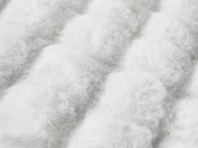 White Washable Ripple Rugs – Super Soft 20mm Thick High-Low Luxury Floor Rugs in Rectangle & Round