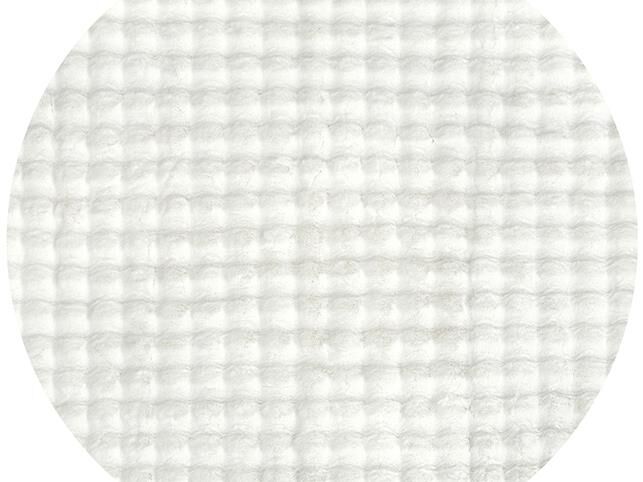 White Washable Ripple Rugs – Super Soft 20mm Thick High-Low Luxury Floor Rugs in Rectangle & Round