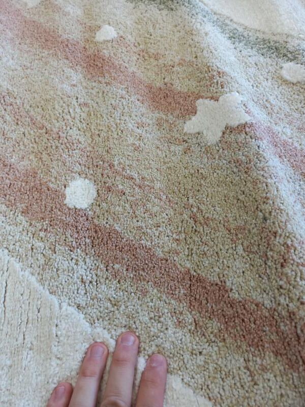 Kids Super Soft Feel Cream Beige Rainbow Dreamscape 14mm Thick Childrens Rugs
