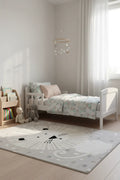 Kids Super Soft Feel Cream Beige Lion Dreamscape 14mm Thick Childrens Rugs