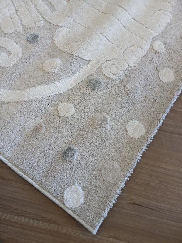 Kids Super Soft Feel Cream Beige Lion Dreamscape 14mm Thick Childrens Rugs