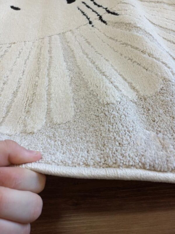 Kids Super Soft Feel Cream Beige Lion Dreamscape 14mm Thick Childrens Rugs