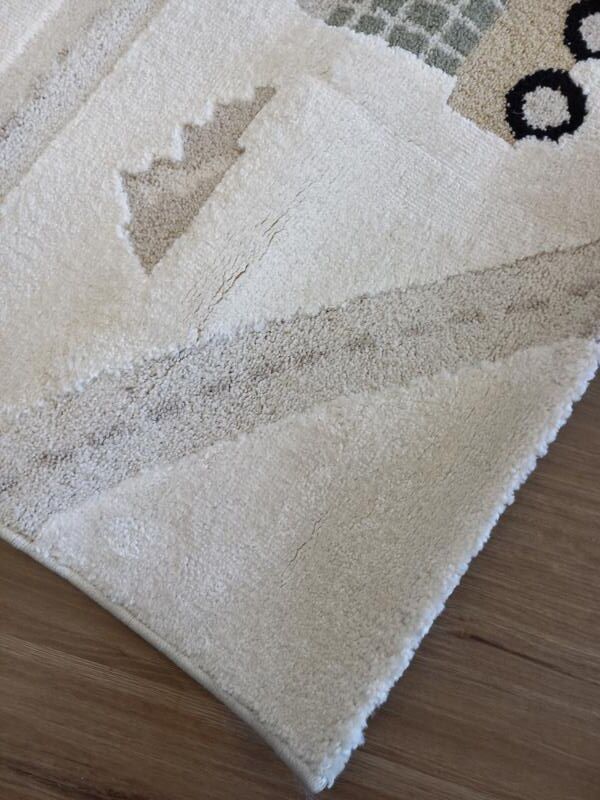 Kids Super Soft Feel Cream Beige Car Roads Dreamscape 14mm Thick Childrens Rugs