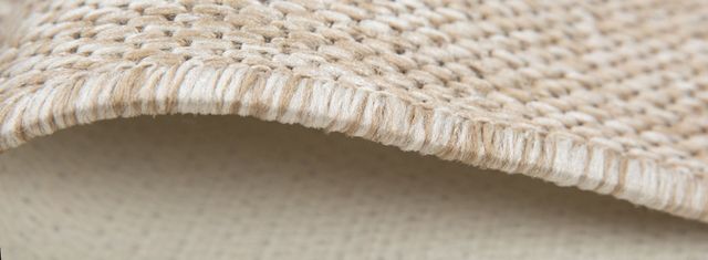 Hall Runner Flatweave 67 or 80cm wide Dahab Plain Design Sand Rubber Backed By the Meter