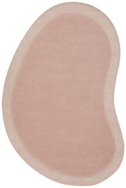Blush Sculptured Designer Corva Wool Floor Rug 12mm Thick