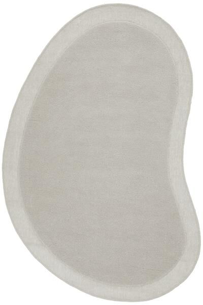 Grey Sculptured Designer Corva Wool Floor Rug 12mm Thick