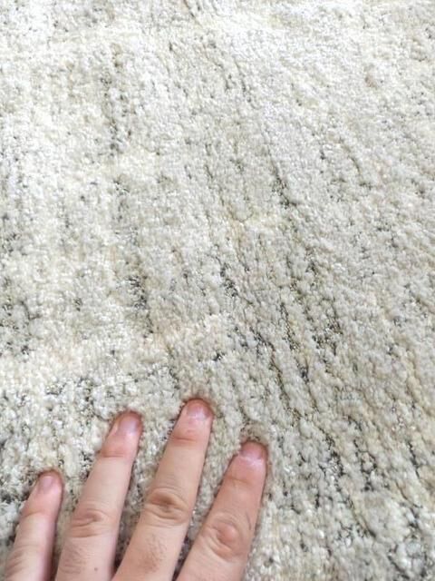 Ultra-Soft Luxury Feel Scandinavian-Inspired Soft Grey Cream Mottled Rug Collection 100% Recycled Polyester