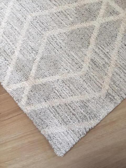 Ultra-Soft Luxury Feel Scandinavian-Inspired Soft Grey Dimension Rug Collection 100% Recycled Polyester