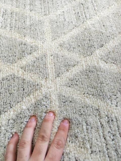 Ultra-Soft Luxury Feel Scandinavian-Inspired Soft Grey Dimension Rug Collection 100% Recycled Polyester