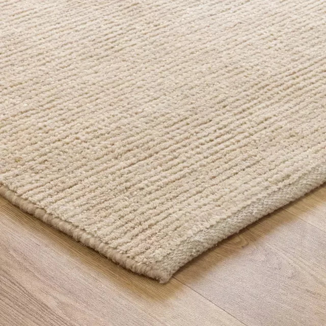Stunning Organic Wool Beige Elevate Cut and Loop Pile 20mm Thick