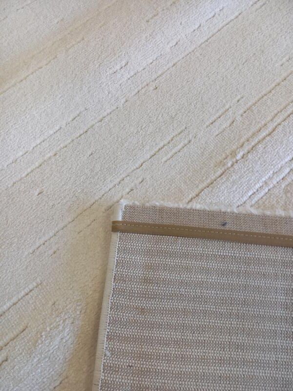 Super Soft Feel Cream Beige Mirror Desire 14mm Thick Contemporary Floor Area Rugs