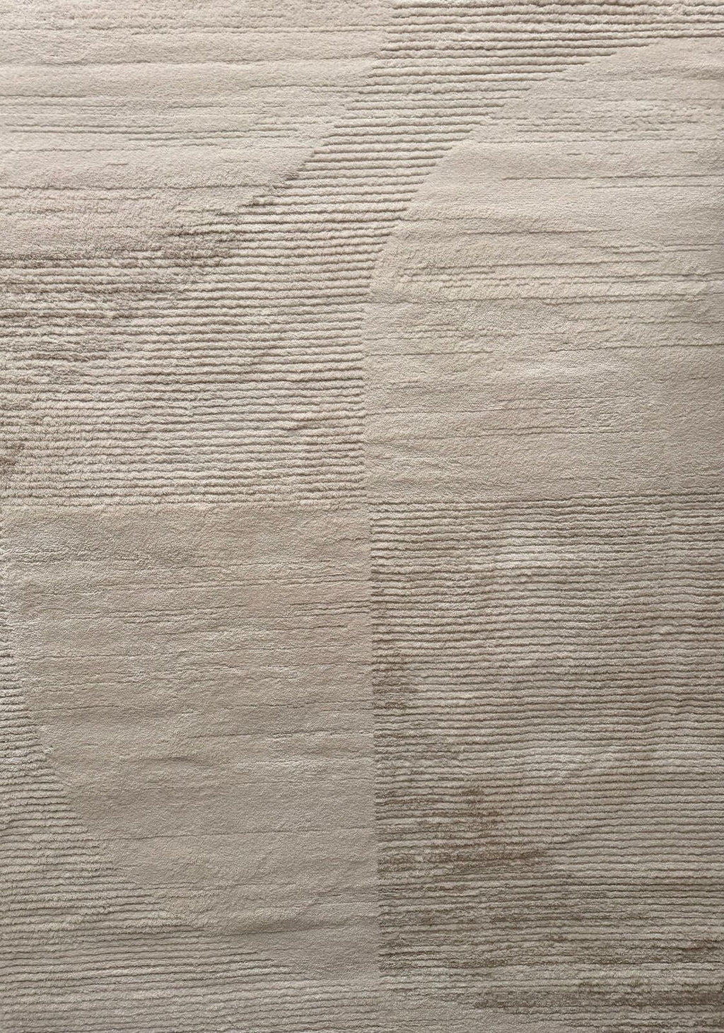 Super Soft Feel Cream Beige Mirror Desire 14mm Thick Contemporary Floor Area Rugs