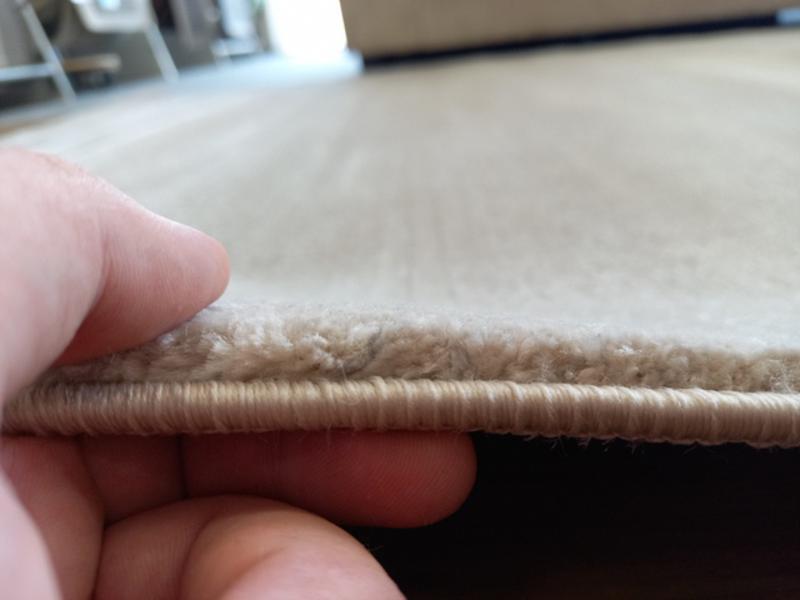 High Quality Modern Plain Super Soft Feel Beige Izmir Plush Pile Floor Area Rugs