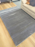 High Quality Modern Plain Super Soft Feel Mid Grey Izmir Plush Pile Floor Area Rugs