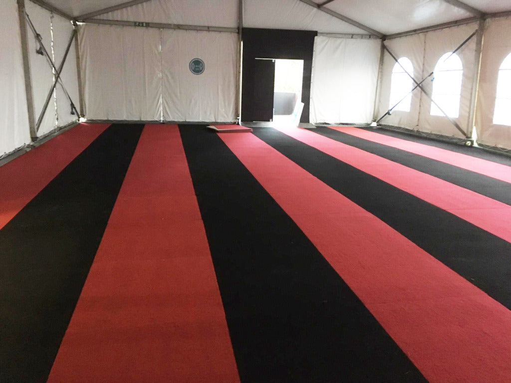 Event Carpet Tiles 1m x 1m Fire Rated Indoor/Outdoor Red, Blue, Green, Black, Charcoal, Black Mix