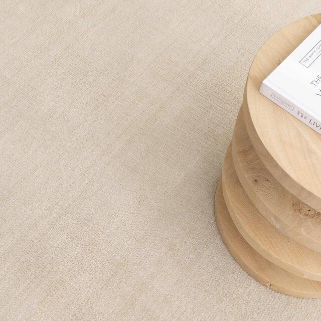 Luxury Indoor Outdoor Recycled Polyester Haven Cream Floor Rug