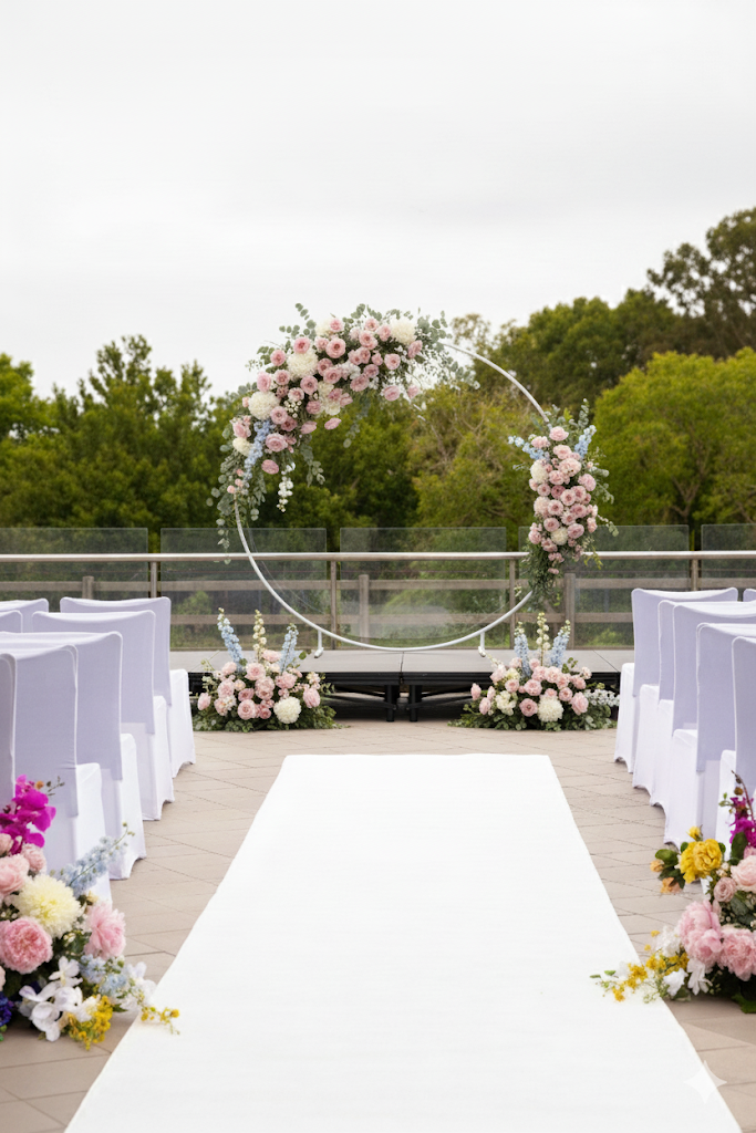 Hire of Ivory Carpet 1.2m x 6m, 8m, 10m or 12m Long for Weddings or Events