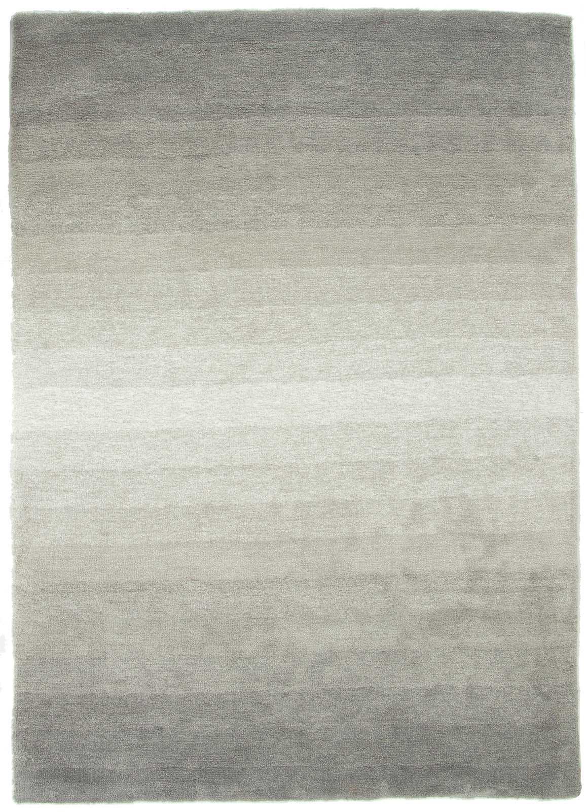 Super Soft n Cuddly 23mm Thick Pile Graduation Light Grey Modern Floor Rugs
