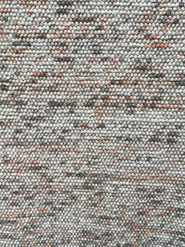 Soft Feel Arlo Ball Pile Rust Multi 20mm Thick Wool n Nylon Floor Area Rugs