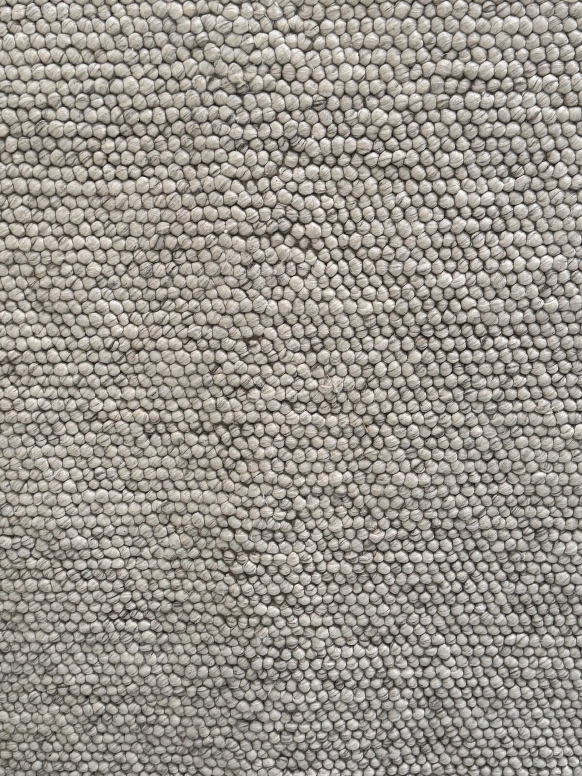 Soft Feel Arlo Ball Pile Grey 20mm Thick Wool n Nylon Floor Area Rugs