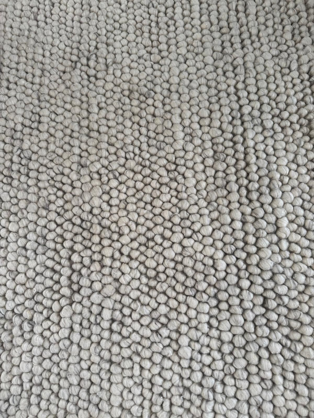 Soft Feel Arlo Ball Pile Grey 20mm Thick Wool n Nylon Floor Area Rugs