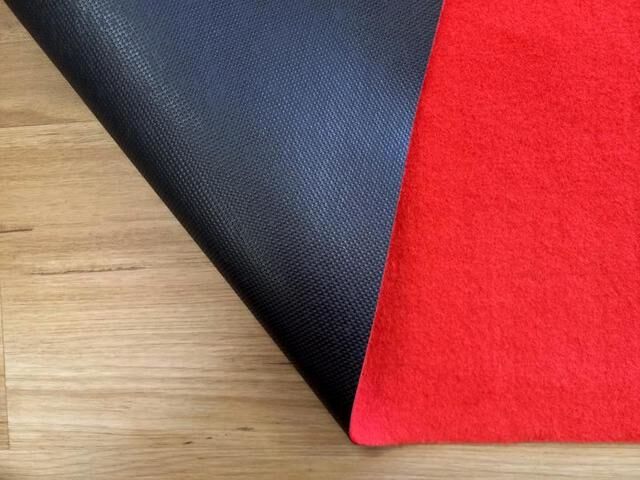 Red Expo Hollywood Event Runners 1.2m x 6, 8, 10 or 12m Long for Wedding Aisles Rubber Backed