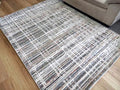 Rome Cream Blue 14mm Thick Modern Design Floor Area Rugs