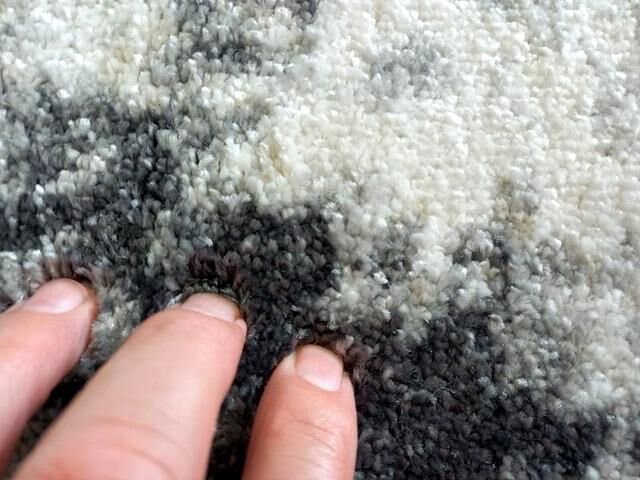 Rome Light Grey Medium Grey 14mm Thick Modern Design Floor Area Rugs