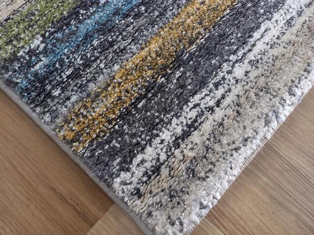 Rome Dark Grey Green 14mm Thick Modern Design Floor Area Rugs