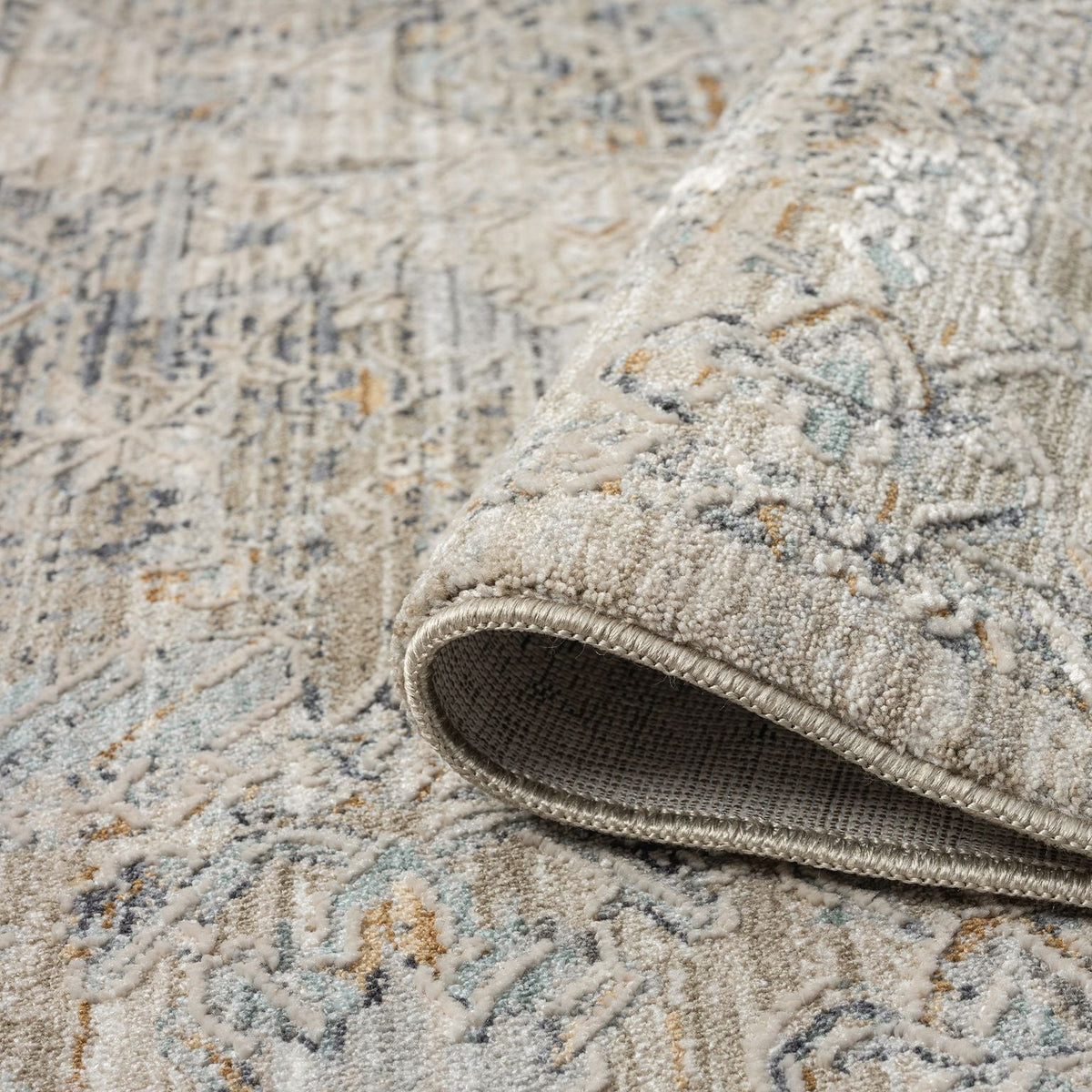 Aubrey 6753 Taupe Runner by the Metre