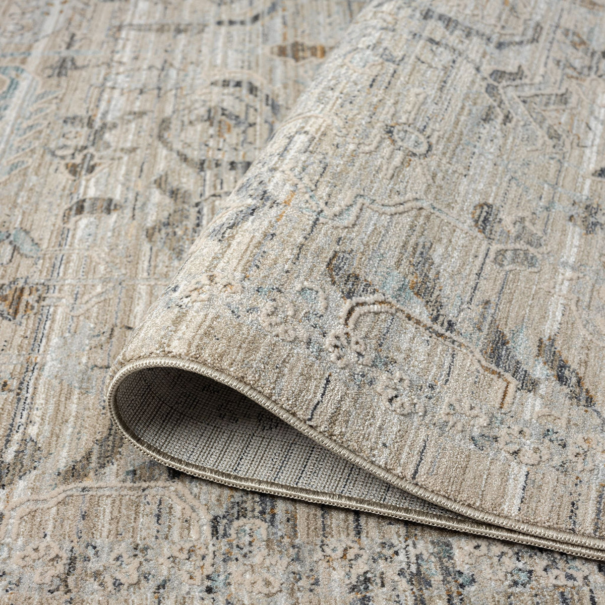 Aubrey 6755 Taupe Runner by the Metre