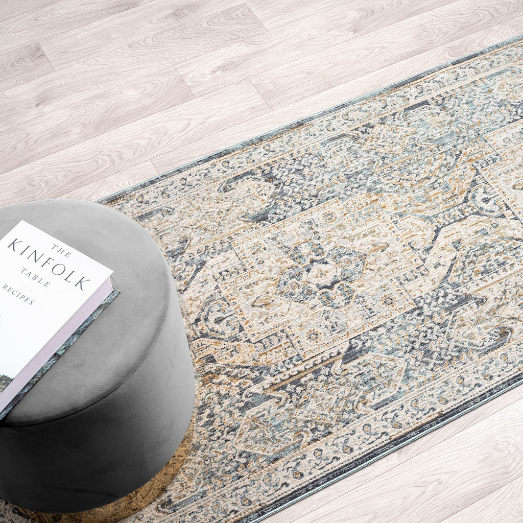 Aubrey 6752 Charcoal Runner by the Metre